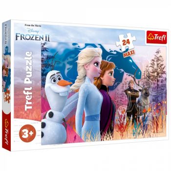 Puzzle Trefl 24 Maxi Frozen 2 - Calatoria Magica