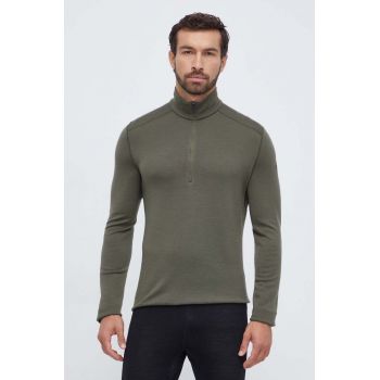 Icebreaker longsleeve funcțional 260 Tech culoarea verde de firma originala