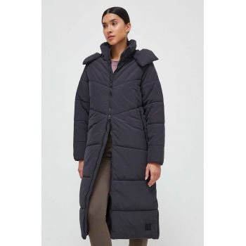 Jack Wolfskin geaca femei, culoarea gri, de iarna de firma originala