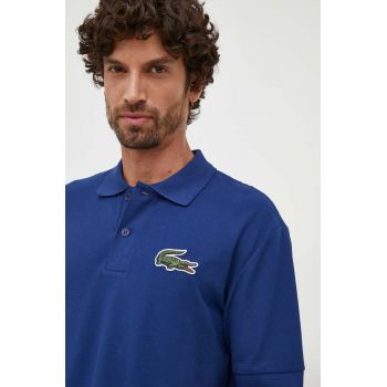 Lacoste polo de bumbac cu imprimeu