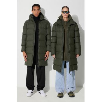 Rains geacă 15130 Jackets culoarea verde, de iarnă de firma originala