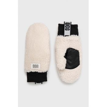 UGG manusi femei, culoarea bej de firma originale