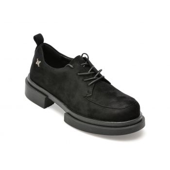 Pantofi LAURA BIAGIOTTI negri, 8229, din material textil