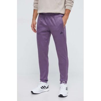 adidas pantaloni de trening culoarea violet, modelator de firma originali