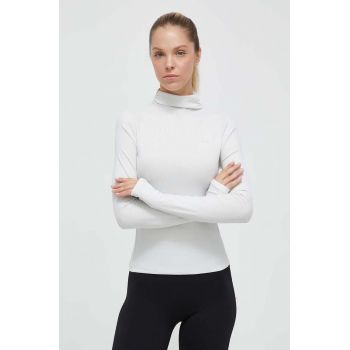 Puma longsleeve femei, culoarea bej, cu turtleneck de firma original