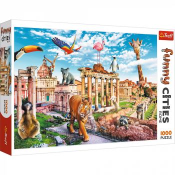 Puzzle 1000 Orase Amuzante, Roma Salbatica