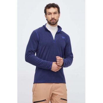 Reebok hanorac culoarea albastru marin, neted