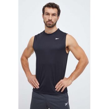 Reebok tricou de antrenament Tech culoarea negru ieftin