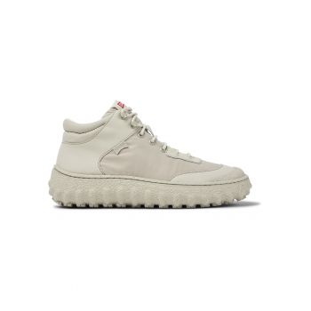 Pantofi sport de piele si material textil Ground 1377