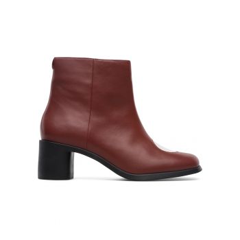 Ghete de piele cu aplicatii contrastante Twins 839