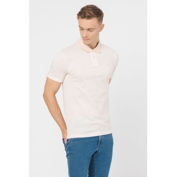 Tricou polo regular fit din pique Peoxford