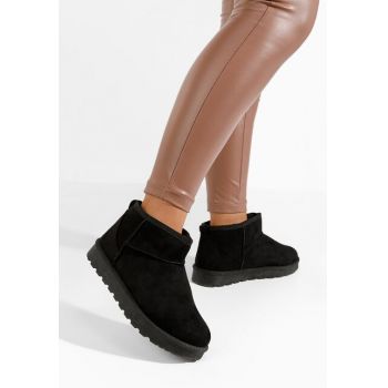 Cizme tip ugg Amaryllis negre