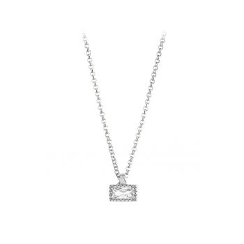 Colier de argint decorat cu cristal