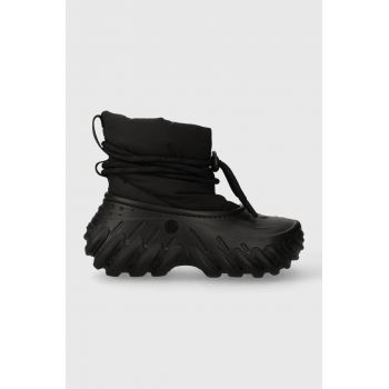 Crocs cizme de iarna Echo Boot culoarea negru, 208716 de firma originali