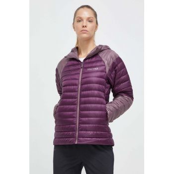 Marmot geaca sport din puf Hype culoarea violet