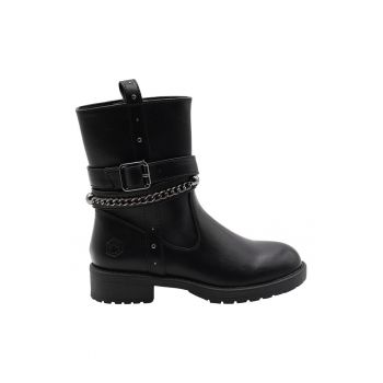 Cizme biker mid-calf