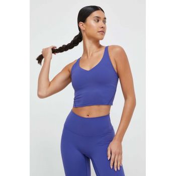 JOYINME top de yoga Grace culoarea albastru marin