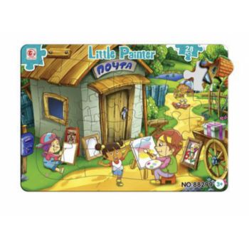 Puzzle clasic, Micul Pictor, 28 piese mari
