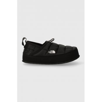 The North Face papuci copii Y THERMOBALL TRACTION MULE II culoarea negru