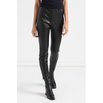 Q/S by Pantaloni skinny de piele ecologica