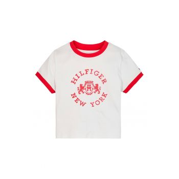Tricou de bumbac cu imprimeu logo