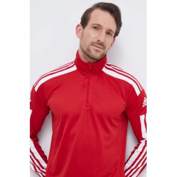 adidas Performance hanorac de antrenament Squadra 21 culoarea rosu, cu imprimeu ieftin