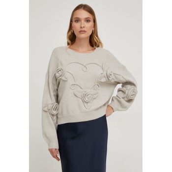 Answear Lab pulover femei, culoarea gri, light ieftin