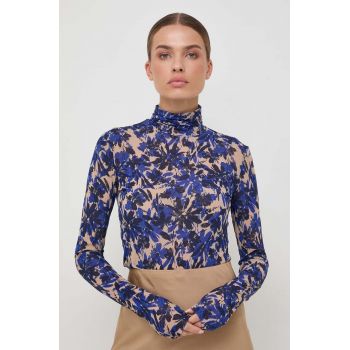 MAX&Co. bluza femei, culoarea albastru marin, modelator