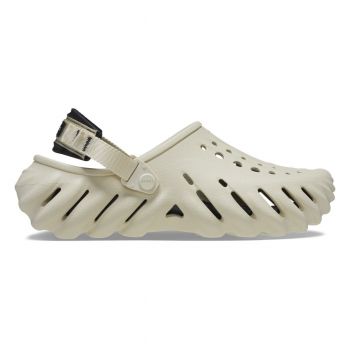 Saboti Crocs Echo Clog Bej - Bone/Black