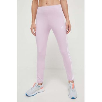 adidas colanti femei, culoarea roz, modelator