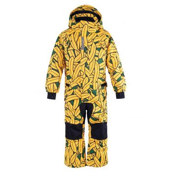 Gosoaky costum de schi pentru copii PUSS IN BOOTS culoarea galben