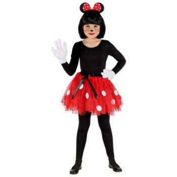 Costum minnie 2 piese 4-5 ani ieftin