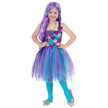 Costum sirena tutu dress 4-5 ani ieftin