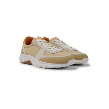 Pantofi sport de piele nabuc si material textil Drift 1535