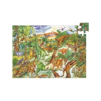 Puzzle observație Djeco  Dinozauri