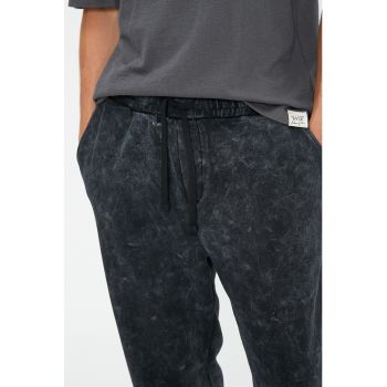 Pantaloni sport cu aspect tie-dye