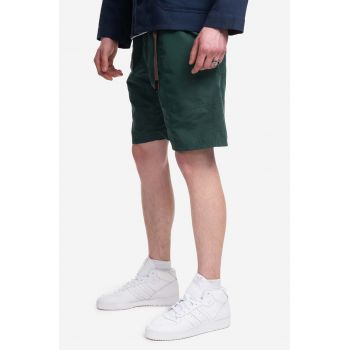 Gramicci pantaloni scurți din bumbac Shell Gear Shor culoarea verde G2SM.P025-orange de firma originali