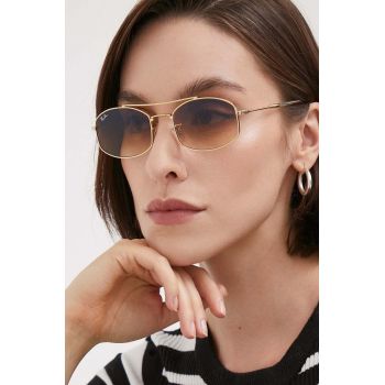 Ray-Ban ochelari de soare femei, culoarea bej