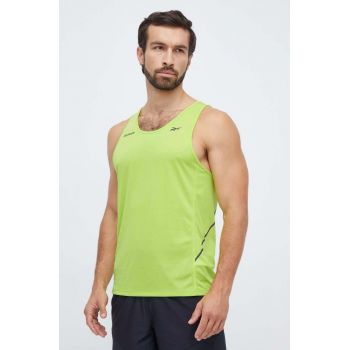 Reebok tricou de antrenament Speed culoarea verde