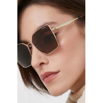 VOGUE ochelari de soare femei, culoarea maro