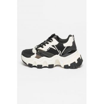 Pantofi sport cu aspect masiv si insertii de piele ecologica Norion