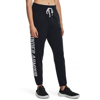 Pantaloni din amestec de lyocell cu imprimeu logo supradimensionat pentru fitness Rival la reducere