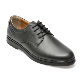 Pantofi AXXELLL negri, SH303, din piele naturala