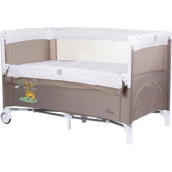 Patut Pliabil Chipolino Relax cu Laterala Culisanta Sand