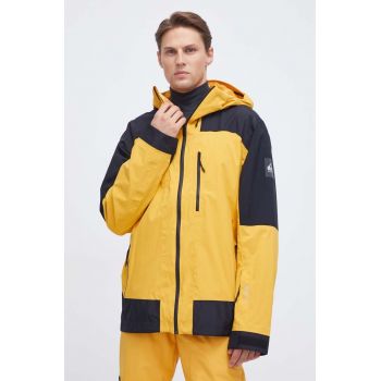 Quiksilver geaca Ultralight GORE-TEX culoarea galben