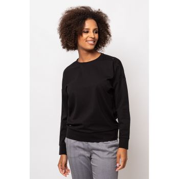 Bluza sport cu nasturi decorativi Detti