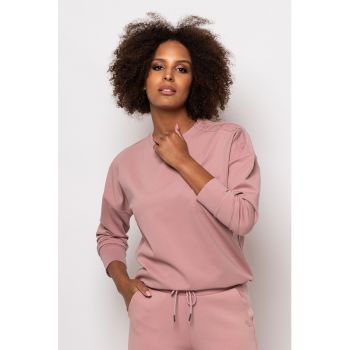 Bluza sport cu nasturi decorativi Detti