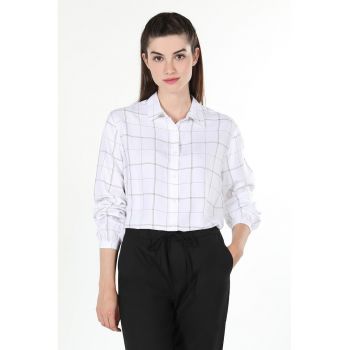 Camasa cu model in carouri si guler clasic de firma originala