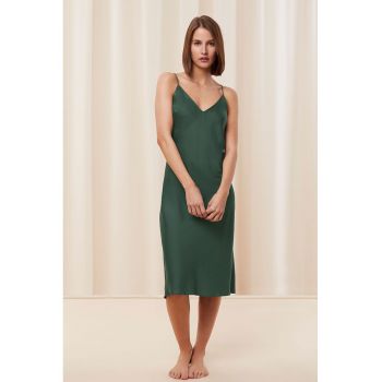 Camasa de noapte din lyocell cu bretele subtiri Silky Sensuality