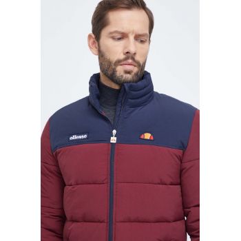 Ellesse geaca barbati, culoarea bordo, de iarna ieftina